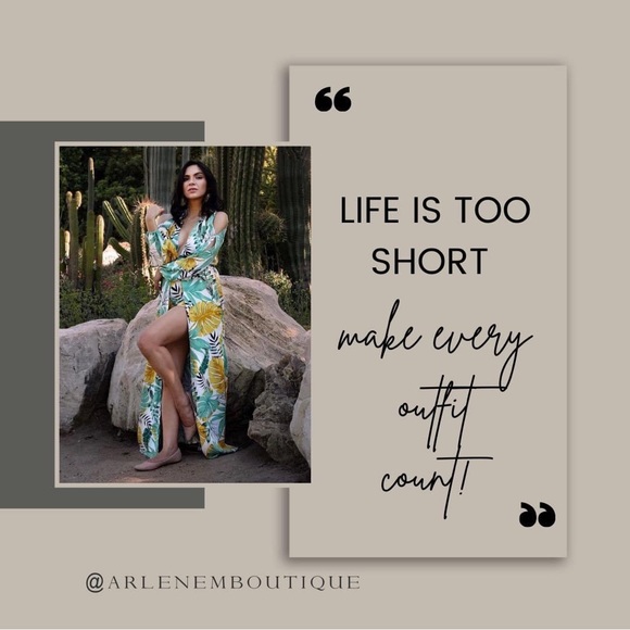 HYFVE Tropical Maxi Dress NWT - Picture 8 of 11